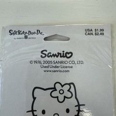 Hello Kitty Crown Stickers Stickety-Doo-Da American Greetings 2005 1 Sheets