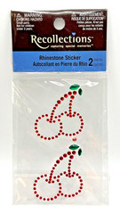 Cherry Rhinestone NEW pack Recollections Dimensional Stickers! NIP
