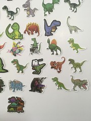 Dinosaur Stickers Funny Joke Sticker Tyrannosaurus Rex Kids Boys Girls – 50 Pcs