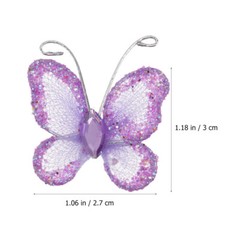 50pcs wedding butterfly decor butterfly decorations butterfly clothing patches