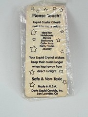 Vintage Super Oilies Liquid Crystal Mermaid Sticker NOS Sealed Color Change
