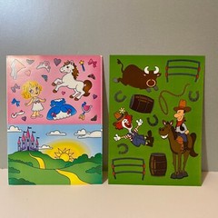 Oriental Trading Camping Beach Unicorn Church & More Sticker Scenes