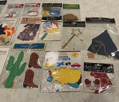 NEW LOT OF SCRAPBOOKING/CARD MAKING -DELUXE DIE CUTS- PAPER, VELLUM, CARDSTOCK