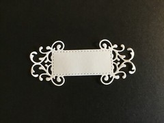 Book Plates / Labels die cut embellishments 8 pcs 1-1/2” x 3-1/4” choose color