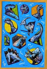 Jurassic World/Dinosaurs. Sticker Single Sheet