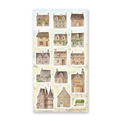 Stickii – House Stickers – Charming Cottages Sticker Sheet – Stationery & Crafts