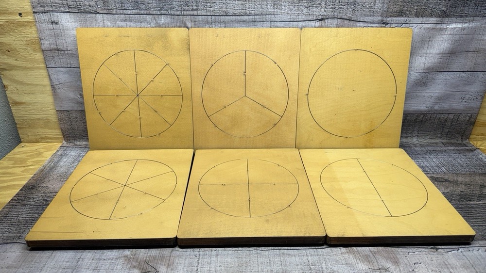 Ellison AccuCut Circles Die Cuts Lot Of (6) 12”x 10”