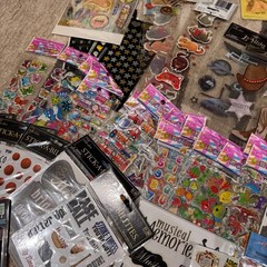 Huge Sticker Lot Disney Frozen Mickey Suzy Zoo Scrapbook Craft Bulk Assortment