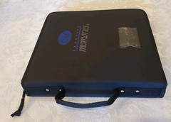 CREATIVE MEMORIES Black STICKER BINDER w/30 Pocket Pages 6 ASSORTED SIZES!