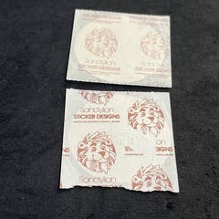 Vintage 80’s SANDYLION Foil Tennis & Soccer TEDDY BEAR Stickers