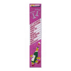 Toots Sticker Strip Dancing Champagne Foil Cardesign Vintage 1982 Stickers