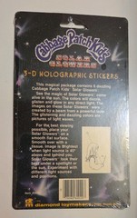 Cabbage Patch Kids Solar Glowers Holographic sticker 76 Vtg pkg has tear see pic