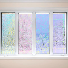 36 Sheets Holographic Sticker Paper Clear A4 Vinyl Sticker Paper Self Adhesive W