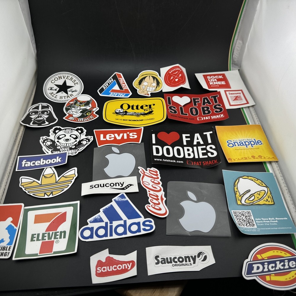 Set Of 32 Back To School Stickers, Sports, Advertising 💥Lot 3