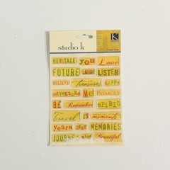 Studio K Clearly Yours Stickers