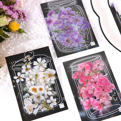 40 pcs Yellow Stickers Flower Leaves Sprigs Clear Edge Scrapbooking Card Making