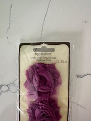 Recollections Floral Trim Purple Flowers 12″ Long Scrapbooking Crafts Decoration
