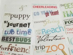 NEW MME Transfer Titles 60-Design Scrapooking Kit Holidays Sports Seasons -E