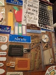 Large Scrapbook Memory Book JJ Sticker Lot Vintage ,Current, & Rare