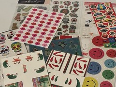 Vintage Scrapbooking Stickers Assorted Holiday Christmas Love Boys Footprint New