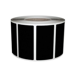 Black Rectangular Write-On Stickers for Organizing, 500-Pack, 1.57″x0.75″