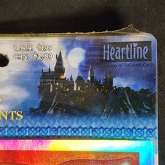 Vintage Harry Potter Foil Shiny Sticker 2 Sheet Sealed Unused Heartline Hallmark