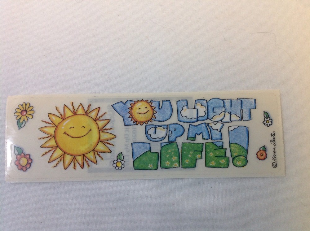 You Light Up My Life Sun Flower SCRAPBOOKING Stickers By Sticker Parade A148