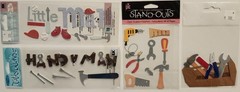 Lot of 11 Jolee’s Boutique Sticko Provo Scrapbooking Stickers TOOLS OUTDOORS