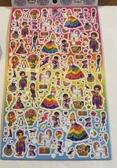 VTG Lisa Frank The 2nd Official Collectors Set 1850 Stickers, most remaining