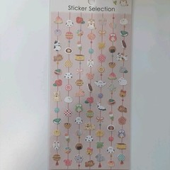 Sticker Sheet set Japanese Culture and Food Made in Japan