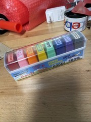 Colorful Self-Inking Motivation School Grading Teacher Stamp Set and Tray (8-…
