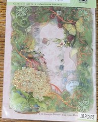 K&Company Colorful Handmade Acetate DieCut Frames Flowers Butterflies Scrapbook