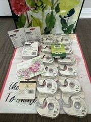3M Scotch photo tape Scrapbooking Supplies kit Stickers Tags Die cuts paper lot