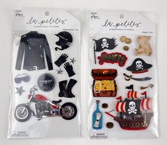 Motorcycle And Pirate Stickers The Paper Studio 2 Sticker Sets