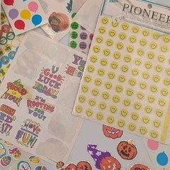 Vintage 1980s 1990s Sticker Lot 15+ Pages Stickers Various Brands Holidays