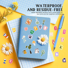 362 Pcs Waterproof Vinyl Alphabet Stickers for Scrapbooking and Decor