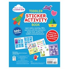 Sticker Activity Book Includes 500+ Stickers – Learn ABCs, Counting, Colors a…