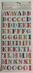 American Crafts Chipboard Alpha Thickers-Variations Available-U Choose