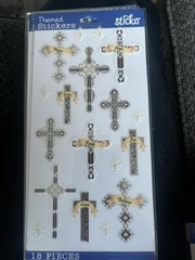 Sticko inspirational crosses 18 piece