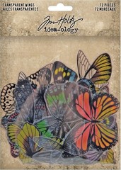 Tim Holtz, Advantus Transparent Wings, white 72 Count