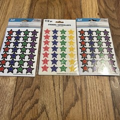 Jot Stickers Stars 3sheets 336 Stickers NEW Free Shipping