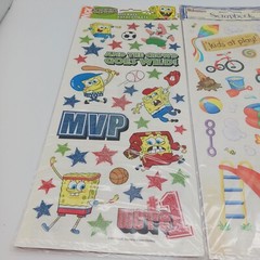 SpongeBob Squarepants & Summer 3 Packs Sandylion Stickers