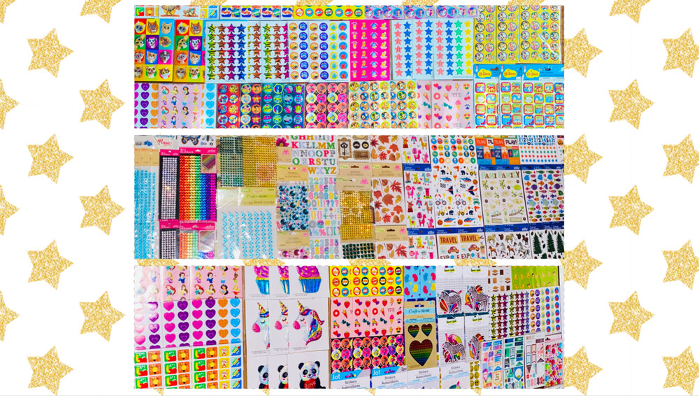 999+ STICKER Gift Set All Themes Seasons Kids Teens Girls Boys Teachers Books +