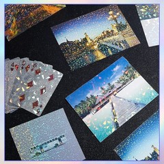 36 Sheets Holographic Sticker Paper Clear A4 Vinyl Sticker Paper Self Adhesiv…