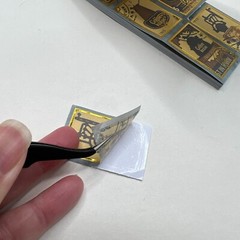 Coffee Sticker Book with Gold Foil Accents Scrapbooking Planner Card Making