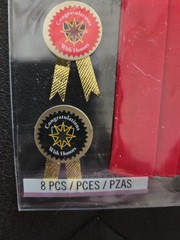Very RARE Jolees Graduation Cap Gown Red Graduate Grad Diploma Scrapbook Sticker