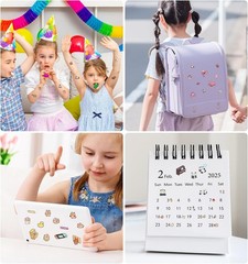 DIY 3D House Stickers, 4 Sets Fun DIY Sticker Scene Make Your Own Mini House Cut