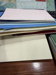 HUGE LOT Scrapbooking Paper Scraps and supplies 12″x12″x8″ BOX B1