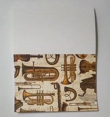 SCRAP BOOKING MUSIC BAND STICKERS LETTERS STOCK CARD BACKGROUNDS MATS DIY DECOR