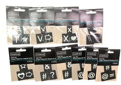 Scrapbooking Decorating ArtMinds Chalk Tiles 42 packs of 3 Each New